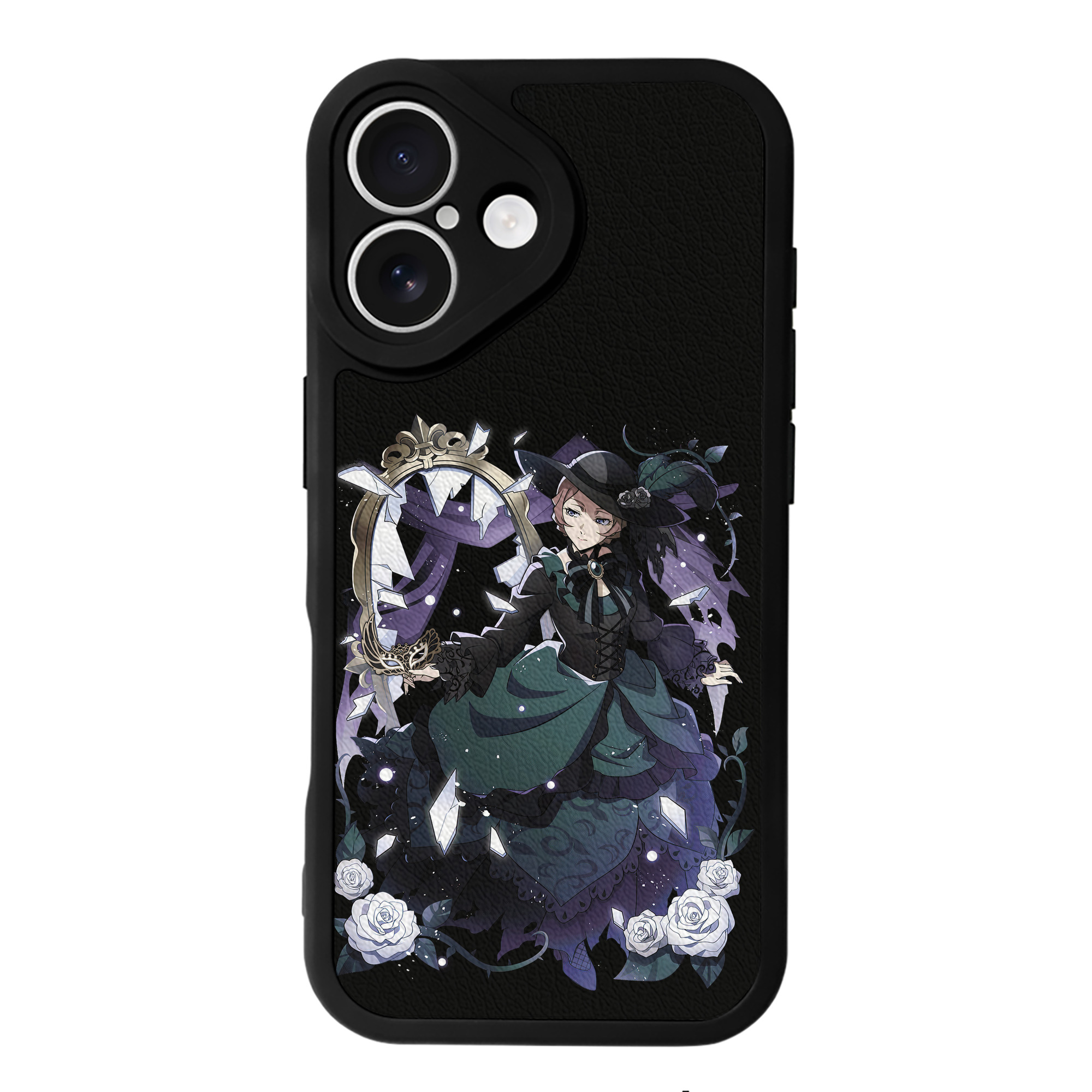 （画像用） 文豪ストレイドッグス Bungo Stray Dogs 【iPhone 16シリーズ対応】シリコンスマホケース（レザー調） 材質：シリコン